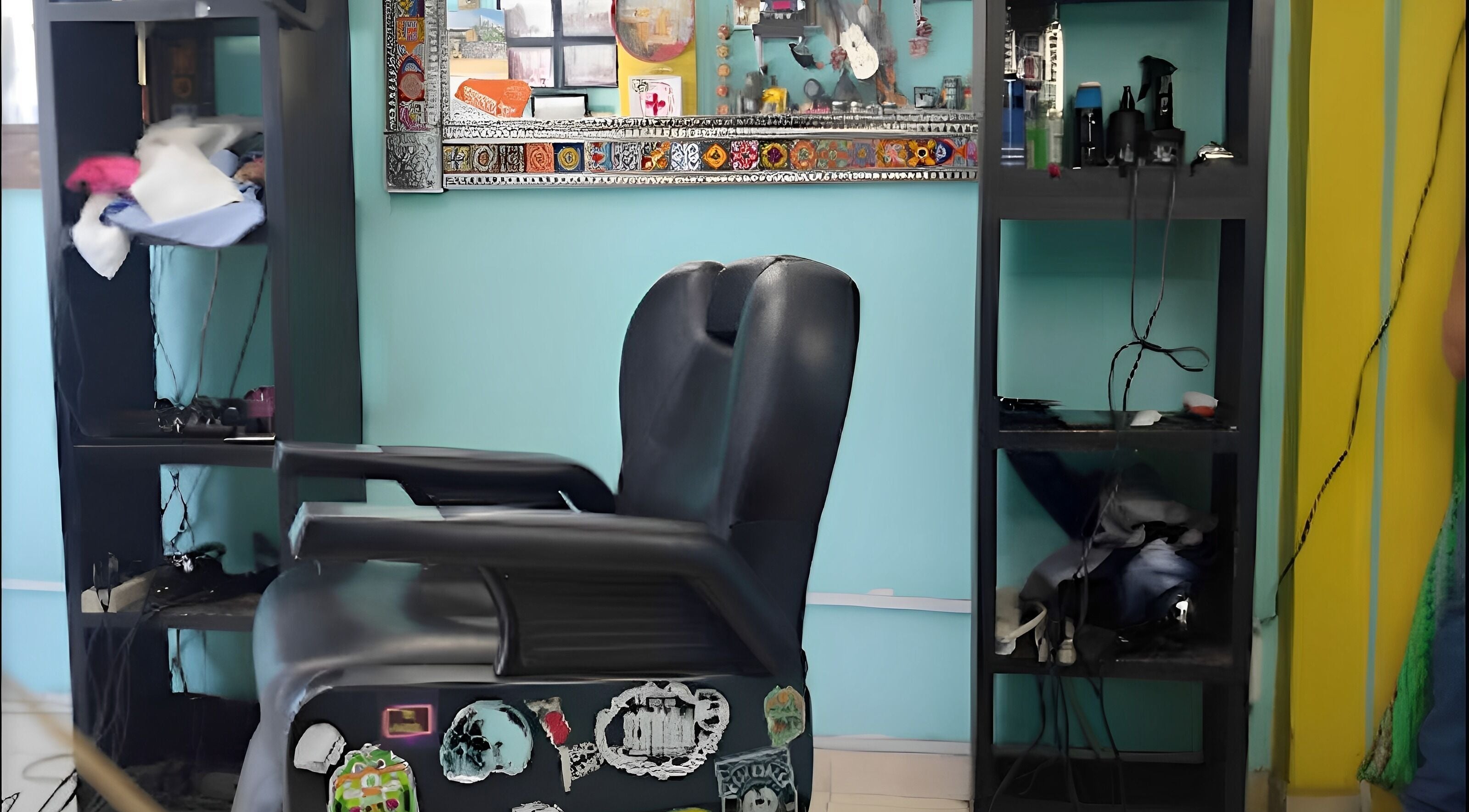 Silla clásica de barbería en Peluquería y Barbería Clásicos del 98, Santiago De Querétaro, Querétaro, MX.