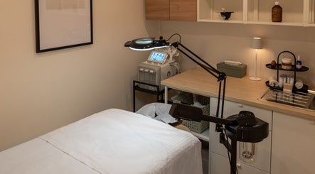 Elegant treatment room at Royal York Holistic Med Spa, Toronto, Ontario, CA, featuring modern spa equipment.