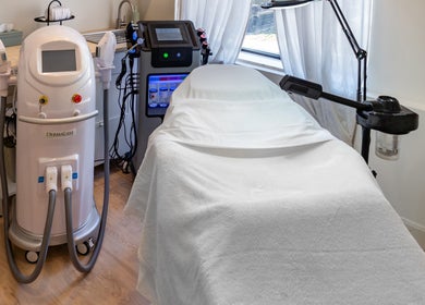 Advanced treatment room at Royal York Holistic Med Spa, Toronto, Ontario, CA, featuring state-of-the-art equipment.