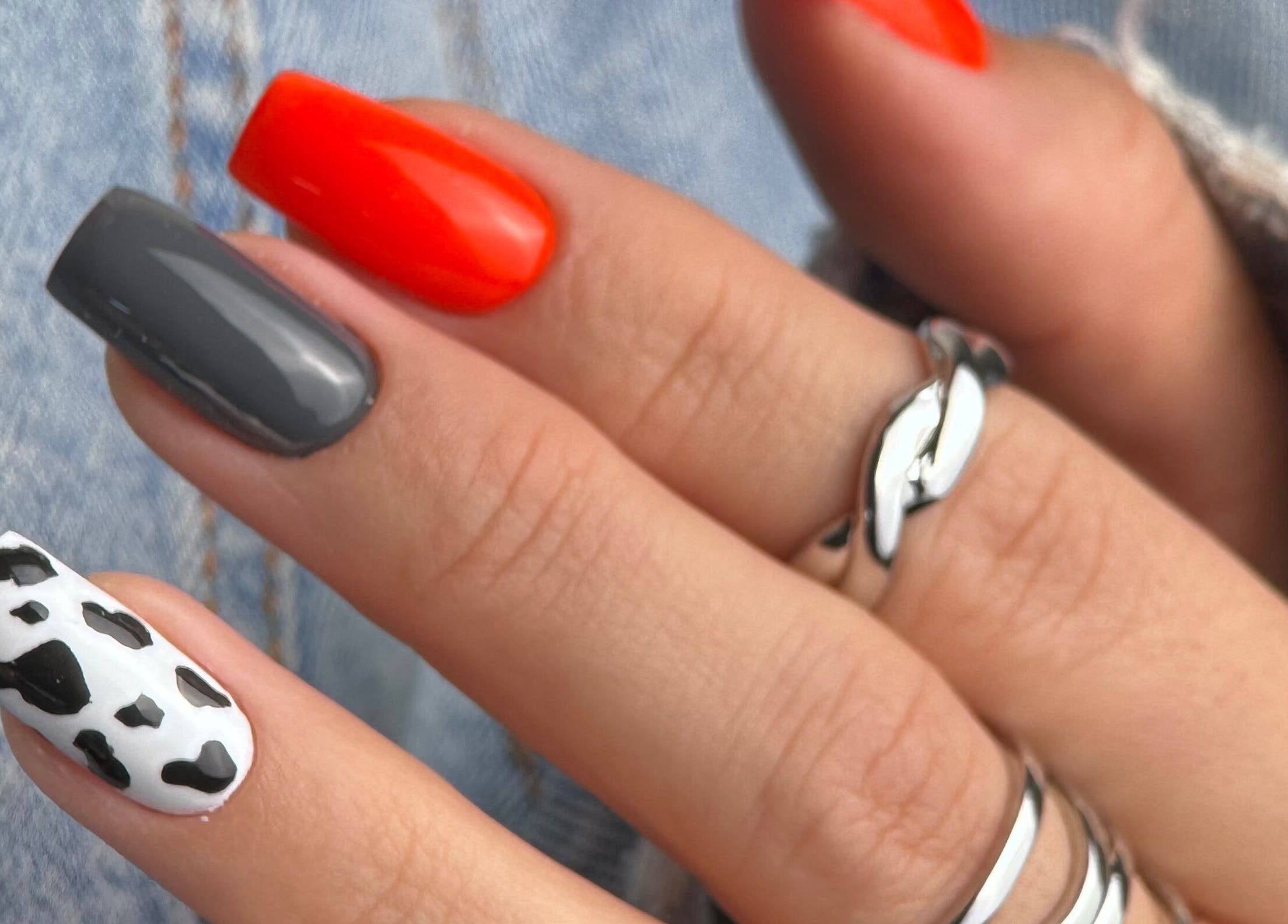 Stylish manicured nails at Maria Benitez Nails Studio, Rosebery, New South Wales, AU.