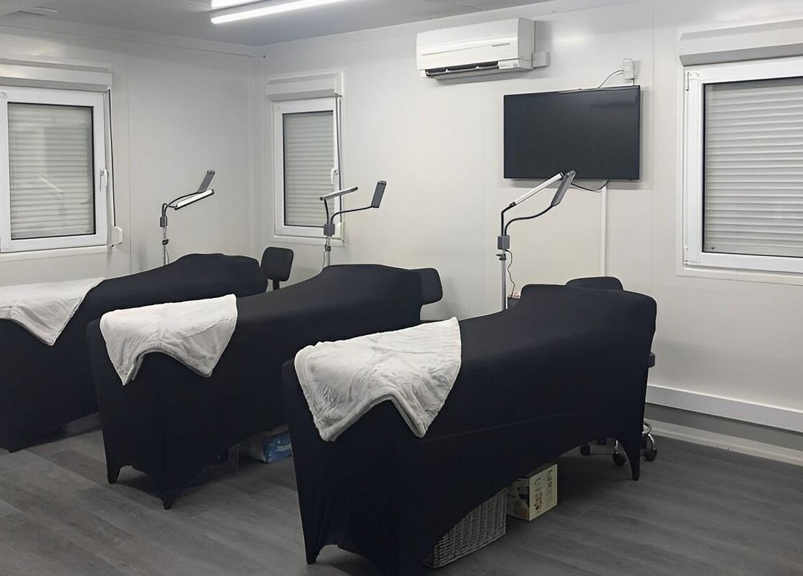 Spacious treatment room at Pretty Little Lashes & Aesthetics Ltd Burton Latimer, Burton Latimer, England, GB.