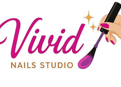 Vivid Nails Studio logo featuring vibrant design in St. Michael, Saint James, BB.