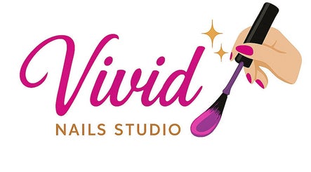 Vivid Nails Studio logo featuring vibrant design in St. Michael, Saint James, BB.
