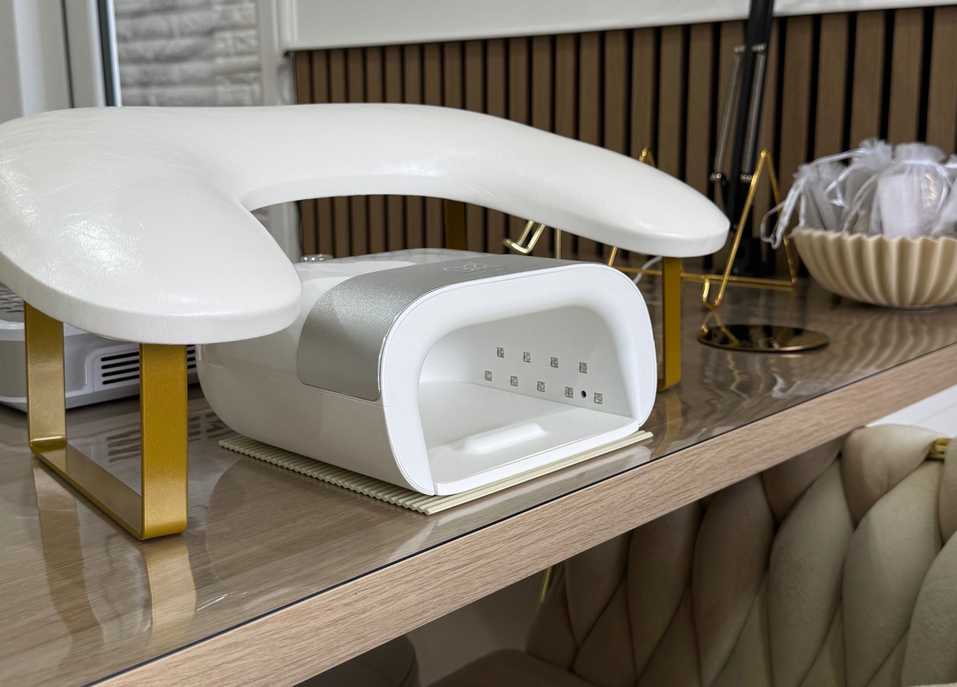 Nail care station at Defined Studio in Bowers Gifford, England, GB offering premium wellness services.