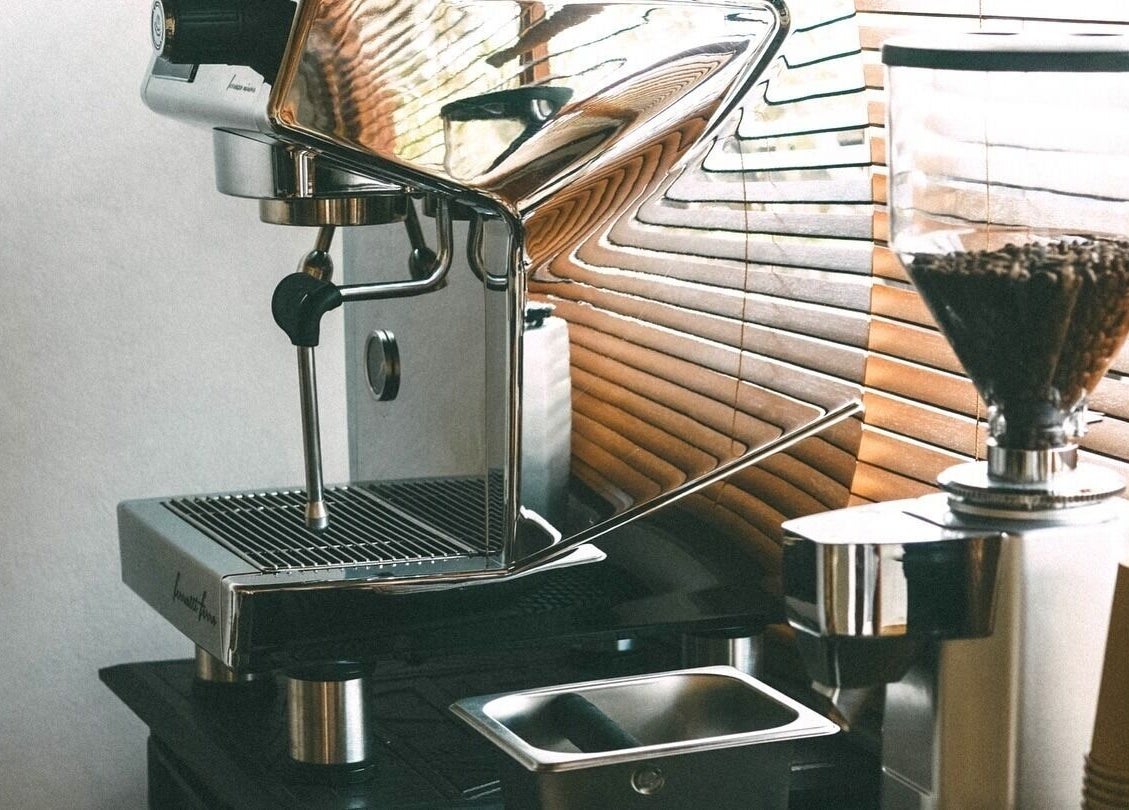Premium coffee machine setup at Studio SAMĀ Nails & Coffee [Nyuh Kuning], Bali, Bali, ID for a perfect brew experience.