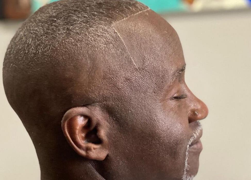 Close-up of a fresh haircut at Jesus in da Cut™️, Berrien Springs, Michigan, US.