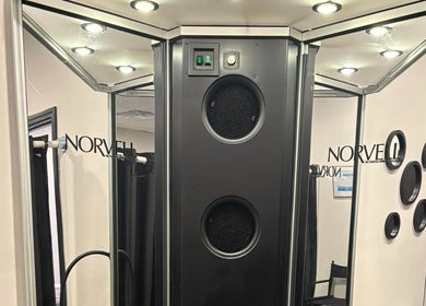 Modern Norvell tanning booth at The Modern Beauty Lounge, LLC, Inman, South Carolina, US.