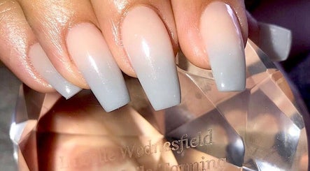 Manicured nails at La Belle, Wolverhampton, England, GB, showcasing elegant nail artistry.