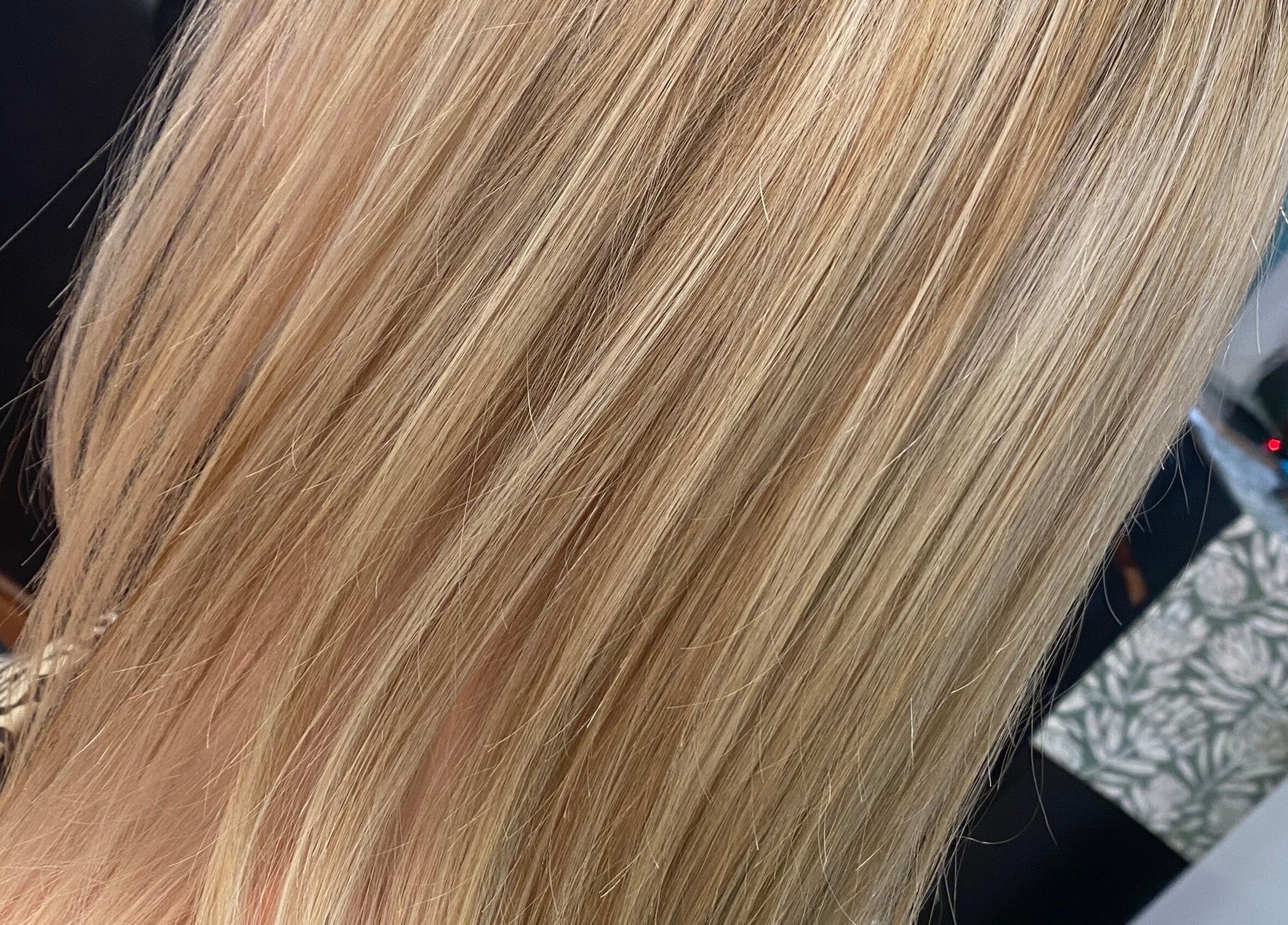 Blonde hair styled at Hair Trendz by Crystal, Ballito, Kwazulu-natal, ZA.