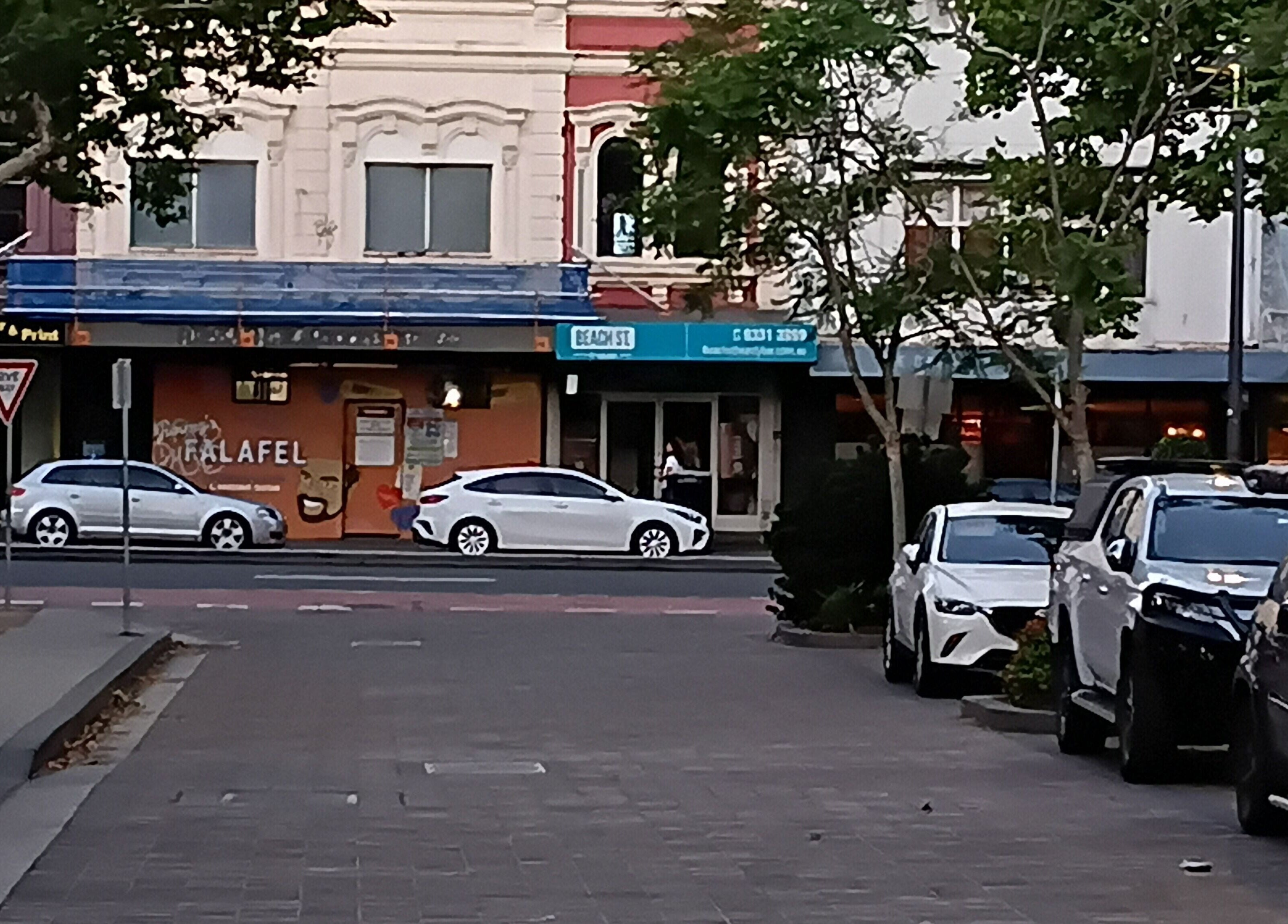 Street view near SplashGlam Beauty Studio, Paddington, New South Wales, AU, showcasing local businesses.