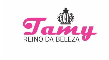 Logotipo de Tamy Reino da Beleza em São Paulo, São Paulo, BR, com coroa decorativa.