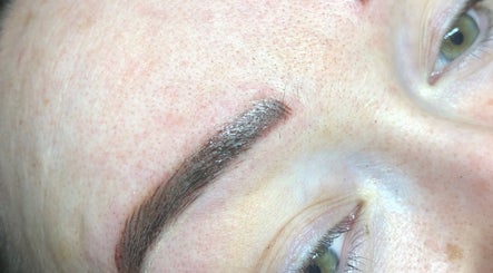 Close-up of beautifully shaped eyebrows at JKA Beauty Clinic, Bray, County Dublin, IE.