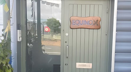 Front entrance of JKA Beauty Clinic in Bray, County Dublin, IE with stylish door design.