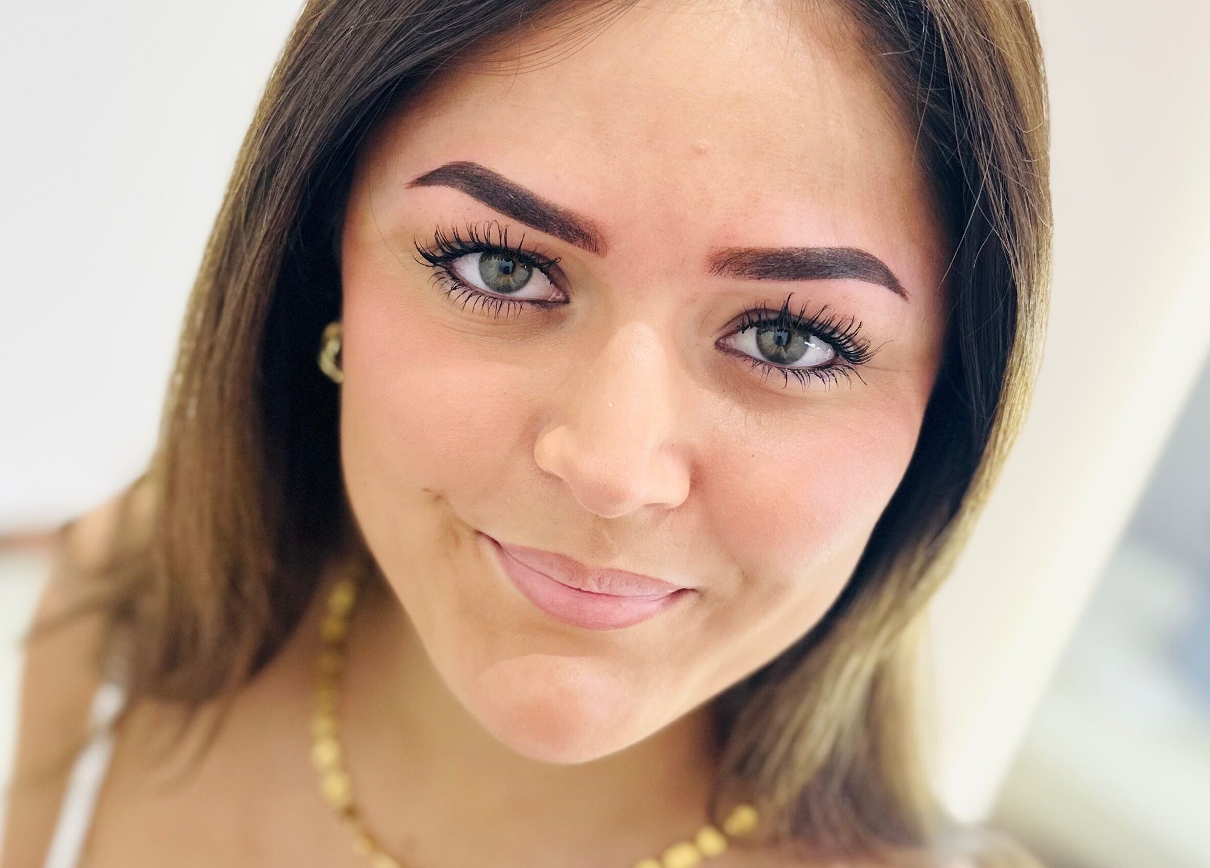 Close-up of styled brows at Beyond Beauty & Brows Au, Hope Island, Queensland, AU.