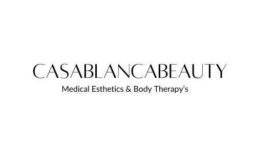 Logo of Casa Blanca Beauty in Vaughan, Ontario, CA, specializing in medical esthetics and body therapy.