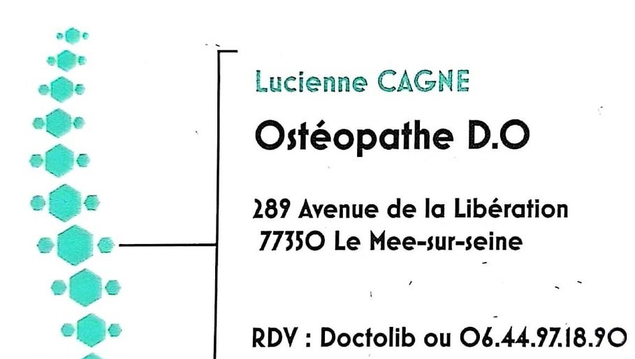 Lucienne CAGNE Ostéopathe D.O image 1