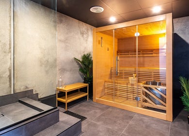 Luxurious sauna at XM Recovery, Rouse Hill, New South Wales, AU offering relaxation and wellness.