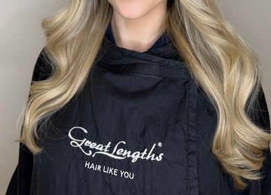 Blonde glam waves styled at Amy Curran Hair and Makeup, Altrincham, England, GB. Stunning salon hairstyle.