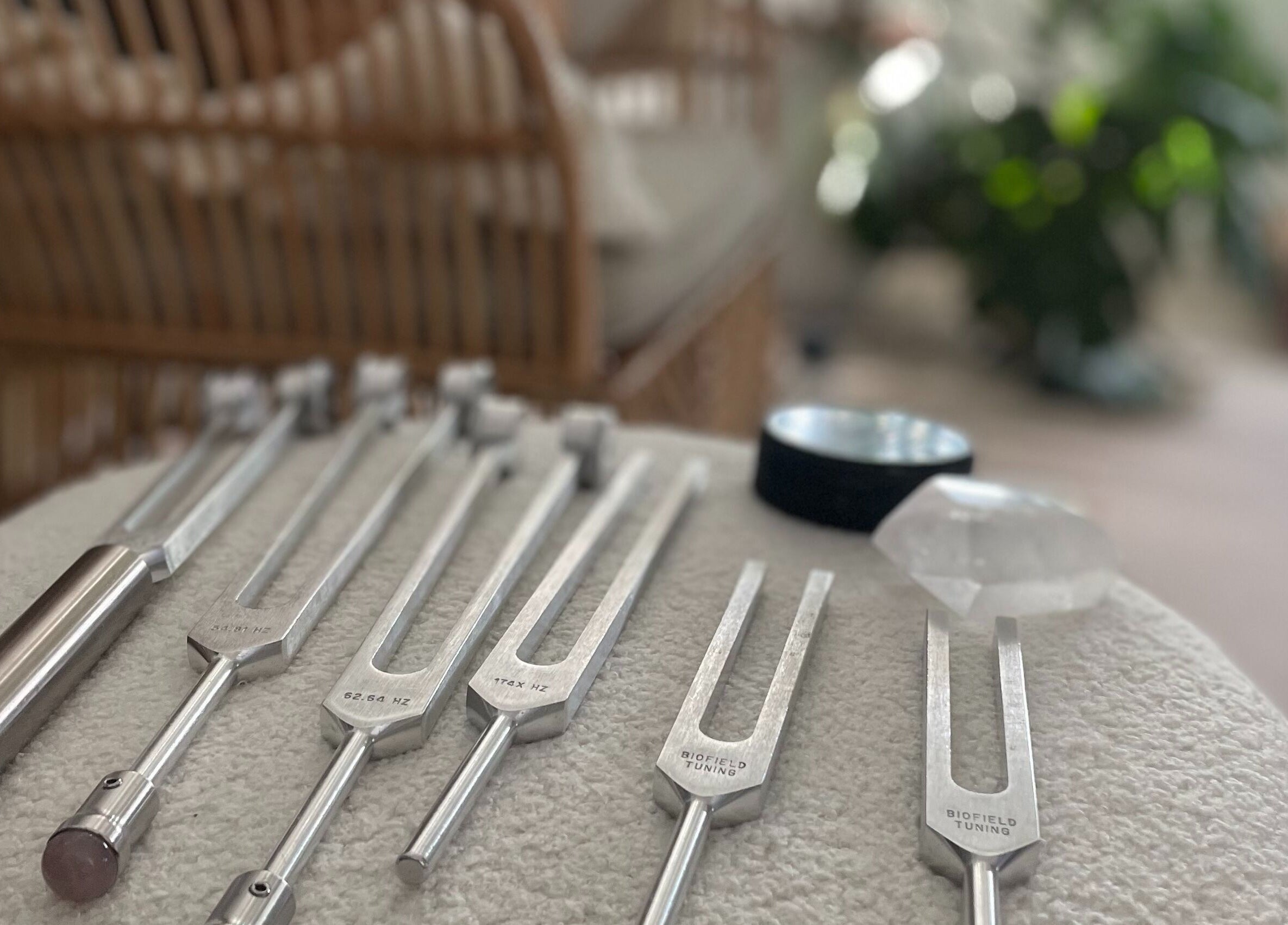 Tuning forks at The Biofield Body - Byron Bay, enhancing wellness in Byron Bay, New South Wales, AU.