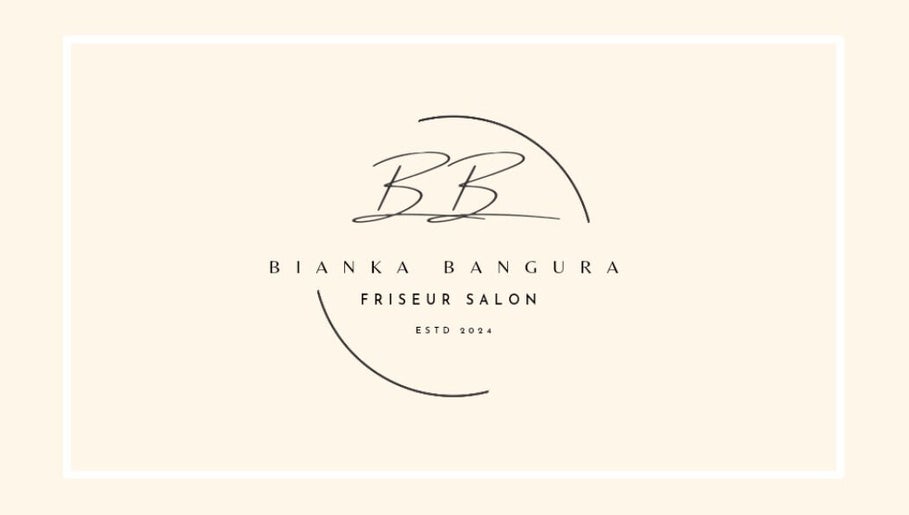 Bianka Bangura Friseur Salon, stilvolles Logo in Herrenberg, Baden-Württemberg, DE.