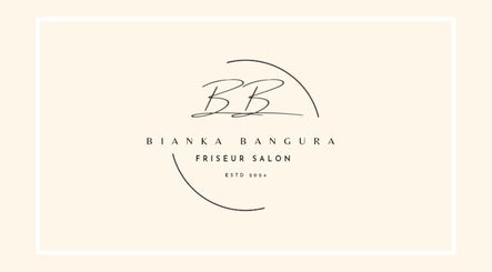 Bianka Bangura Friseur Salon, stilvolles Logo in Herrenberg, Baden-Württemberg, DE.