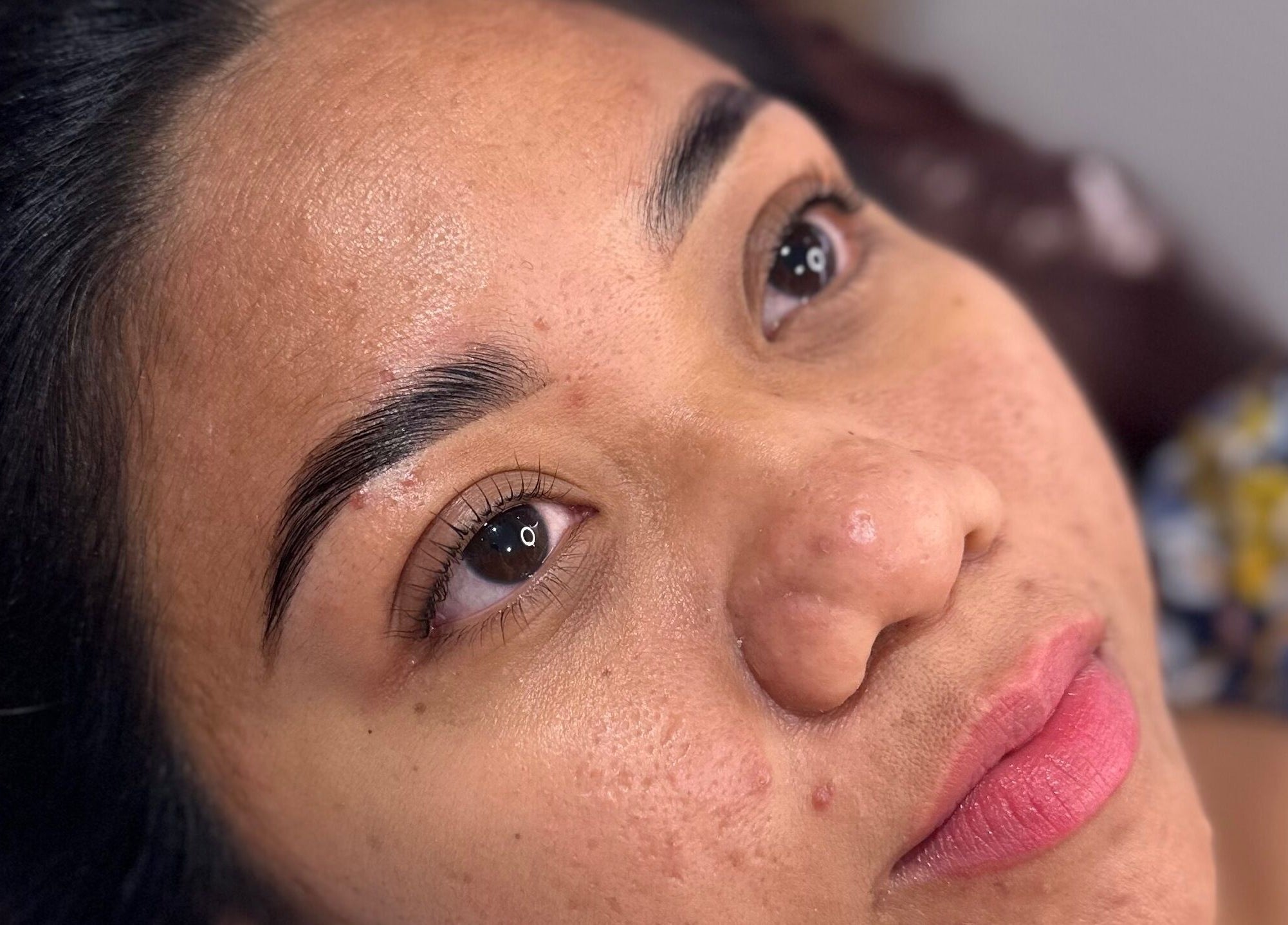 Close-up of a radiant face at Ivory Rose Cosmetics, Maroochydore, Queensland, AU showcasing smooth complexion.