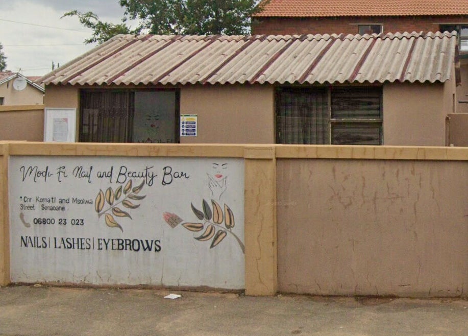 Exterior of Modi Fi Nail And Beauty Bar in Soweto, Gauteng, ZA, showcasing modern, welcoming design.
