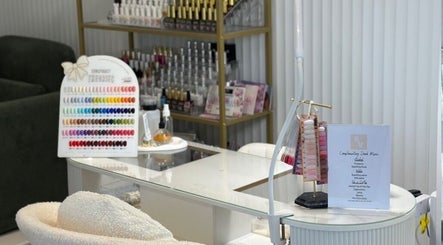 Nail polish selection at Sands Beauty Lounge, Torquay, Victoria, AU, showcasing vibrant, colorful options.