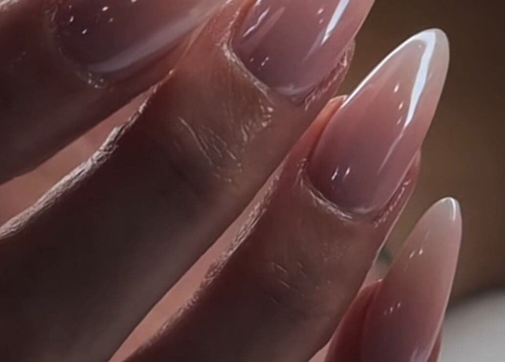 Elegant manicured nails at Fi Lash Nail Studio in Vancouver, British Columbia, CA showcase glossy perfection.