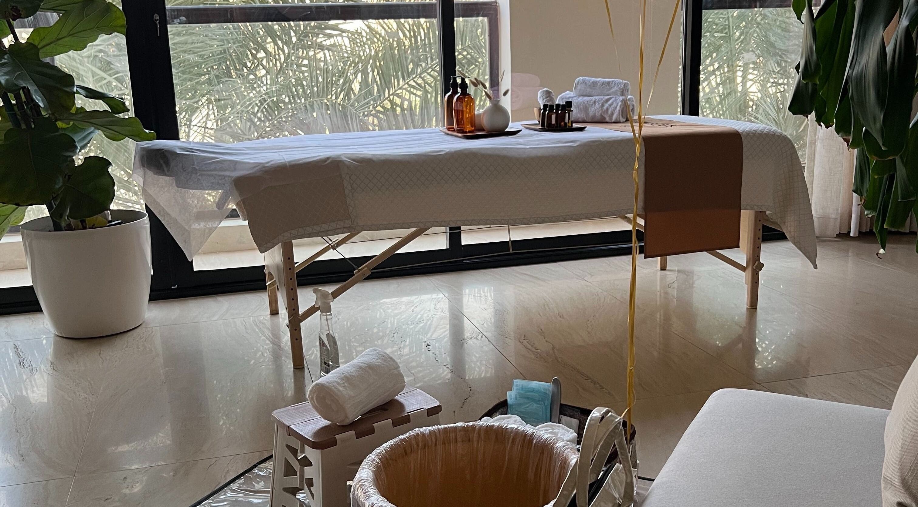 Elegant spa bed at Spa Break - Home Service, Riyadh, Riyadh Province, SA for a luxurious wellness experience.