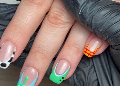Colorful nail art at CXM Nails - Bangor, located in Bangor, Northern Ireland, GB.
