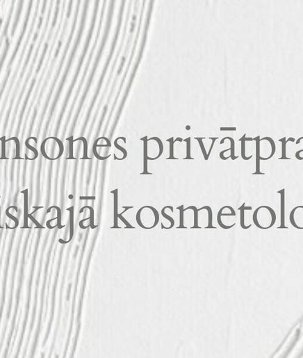 S. Jansones privātprakse estētiskajā kosmetoloģijā image 2