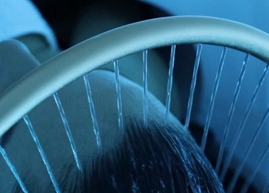 Relaxing head spa at Head Spa by Alexis in Fort Lauderdale, Florida, US, featuring a soothing water flow.