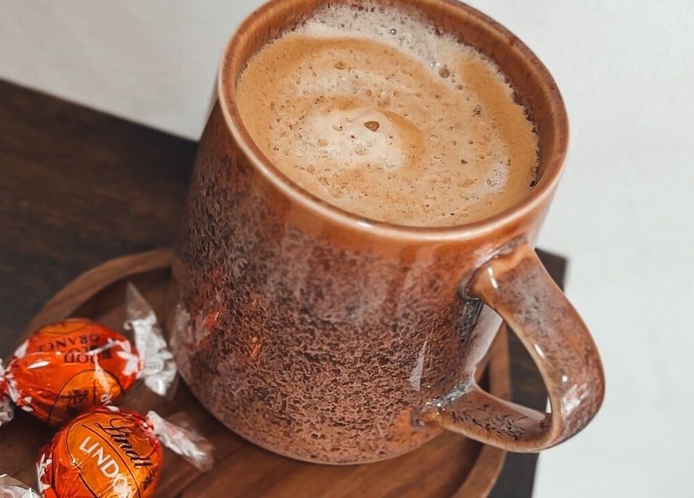 Warm coffee mug and chocolates at Opal & Co., Ballymote, County Sligo, IE.