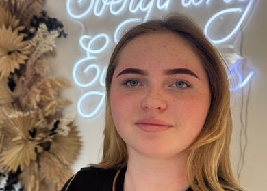 Client with expertly shaped eyebrows at Browsbygraciee, Watford, England, GB, showcasing natural beauty.