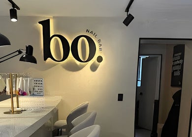 Interior of Bo Nail Bar, modern and stylish, located in Ciudad De México, Ciudad De México, MX.