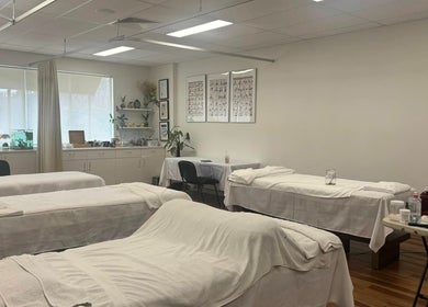 Tranquil massage room at Mind & Body Wellness Solutions, Narangba, Queensland, AU.