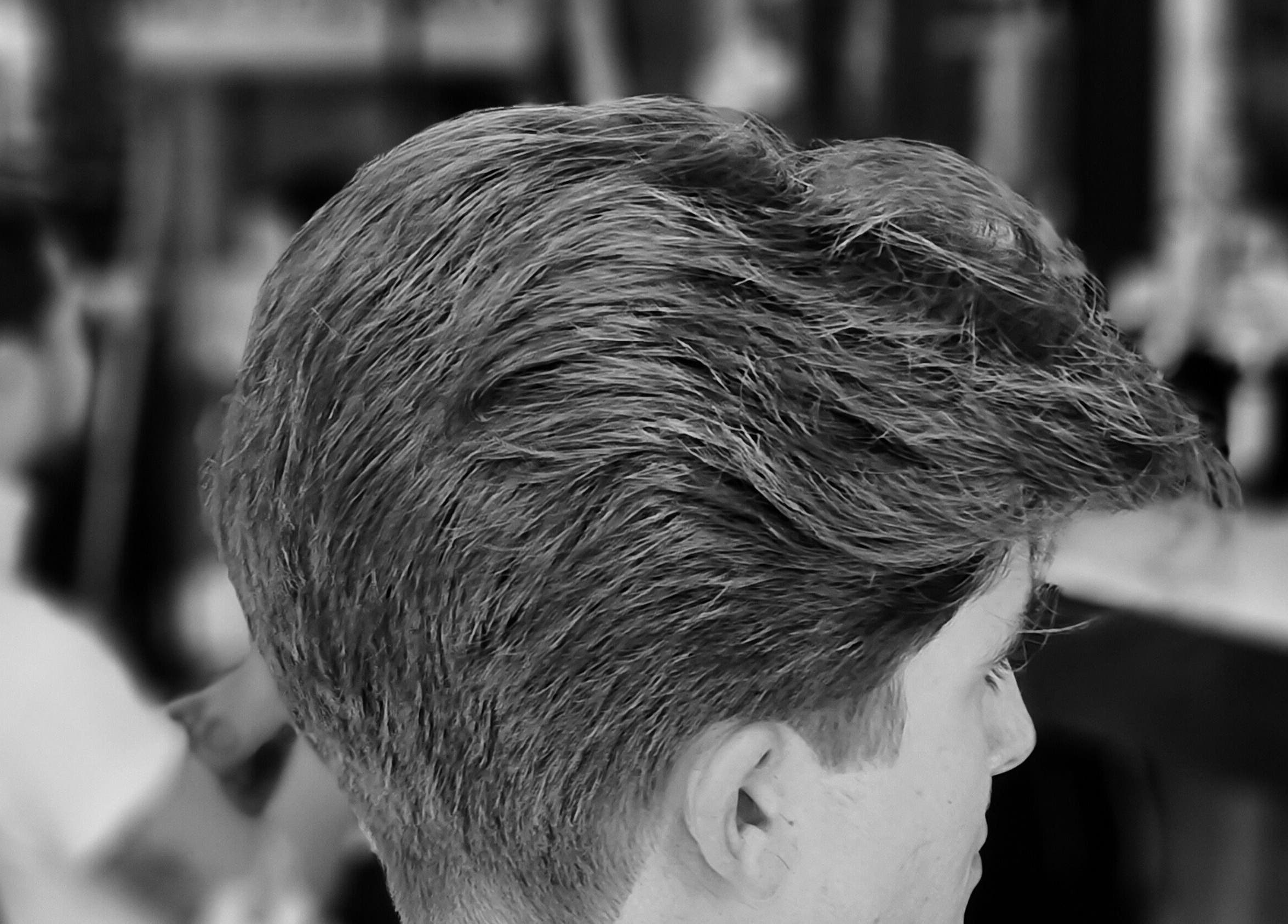 Styled haircut at Men's Club for Good Times, Genève, Genève, CH. Showcasing professional grooming.