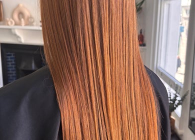 Smooth, vibrant hair at Vibe Hairdressing in Saint Helier, St Helier, JE salon interior.