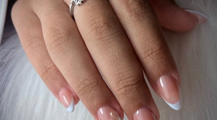 French manicure on nails from Glamicious nails by Katia, L-imġarr, MT. Elegant nail art design.