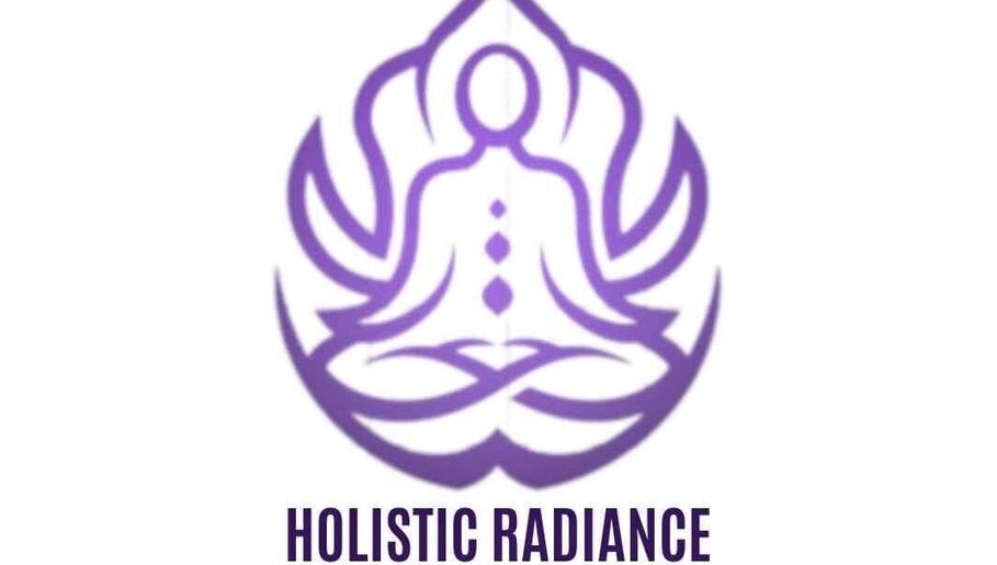 Logo of HOLISTIC RADIANCE @Our World Yoga in Glasgow, Scotland, GB with serene purple motif.