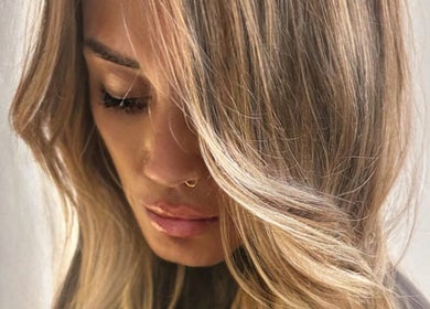 Elegant blonde waves styled at Cream Hair Artistry by Tove, Southport, Queensland, AU.