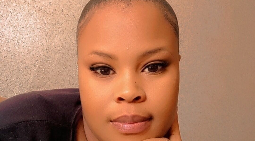 Close-up of a serene face exemplifying beauty at NaiLash, Soweto, Gauteng, ZA.