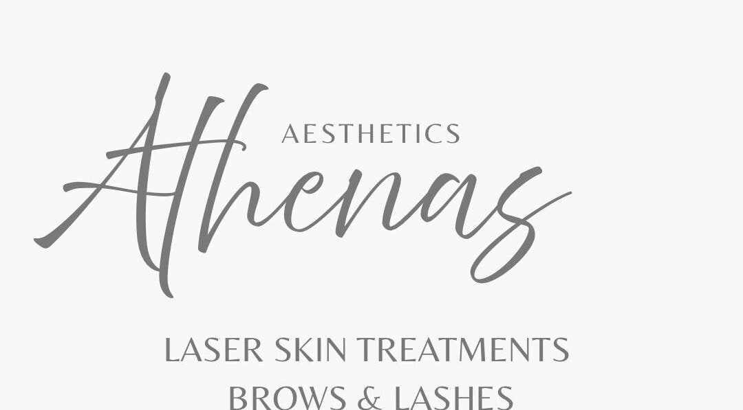 Athenas Aesthetics logo showcasing laser and beauty services in Hollywood, Florida, US.