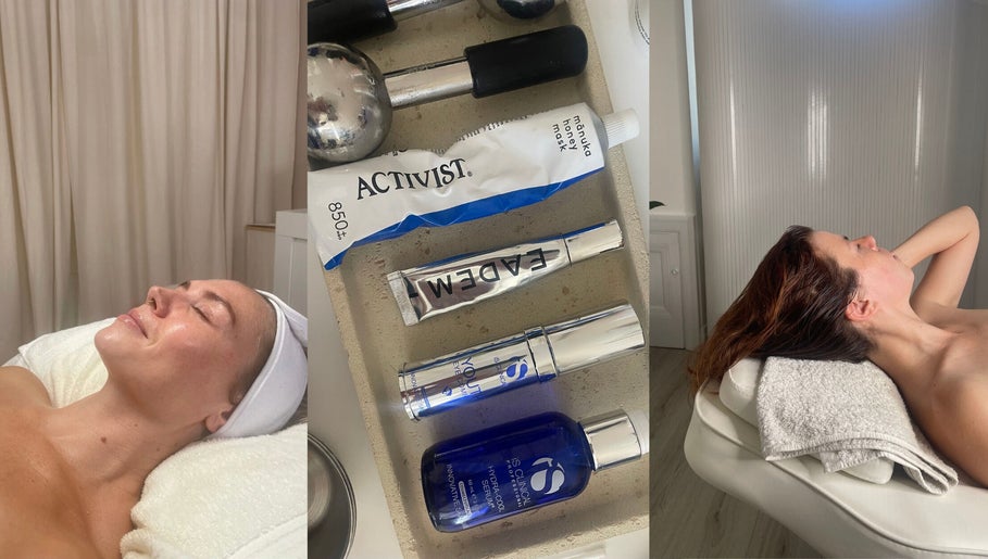 Relaxing facial at Cleo Rogers Skincare - Alma Studios in Brighton And Hove, England, GB showcasing beauty treatments.