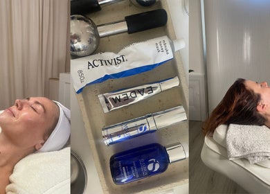 Relaxing facial at Cleo Rogers Skincare - Alma Studios in Brighton And Hove, England, GB showcasing beauty treatments.