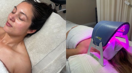 Facial treatment at Cleo Rogers Skincare - Alma Studios, Brighton And Hove, England, GB, using LED therapy.