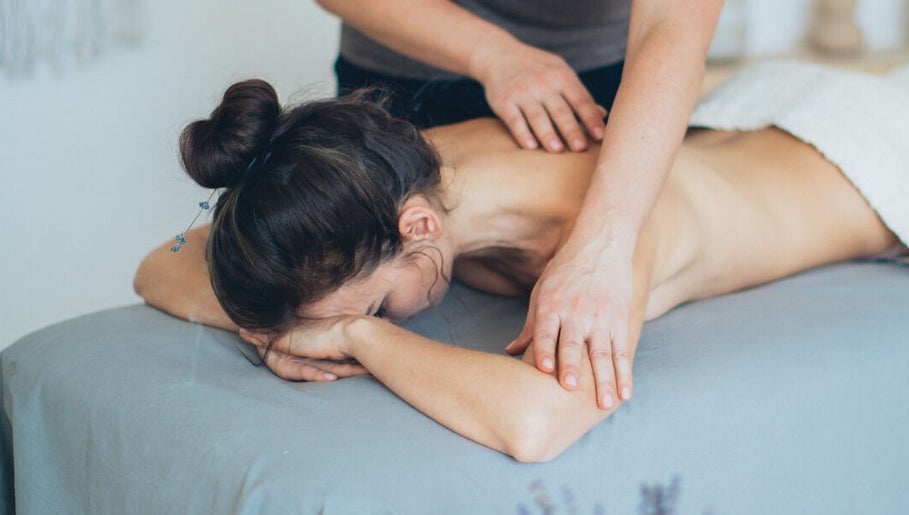 Serene massage at Get Me Pampered (Aberdeen), Aberdeen, Scotland, GB. Relaxing spa therapy session.