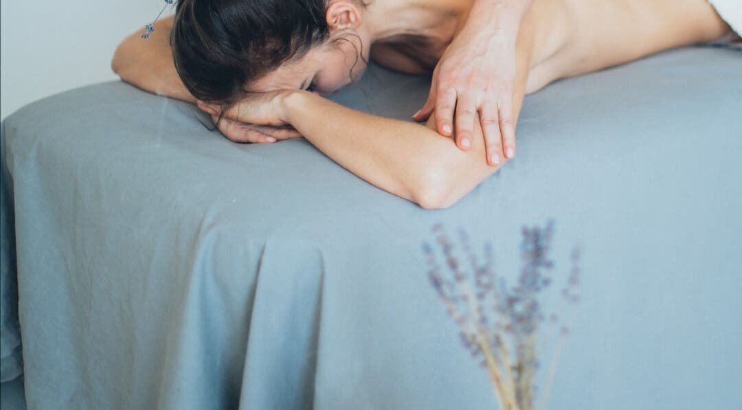 Massage therapy at Get Me Pampered (Tunbridge Wells), Tunbridge Wells, GB. A serene wellness experience.