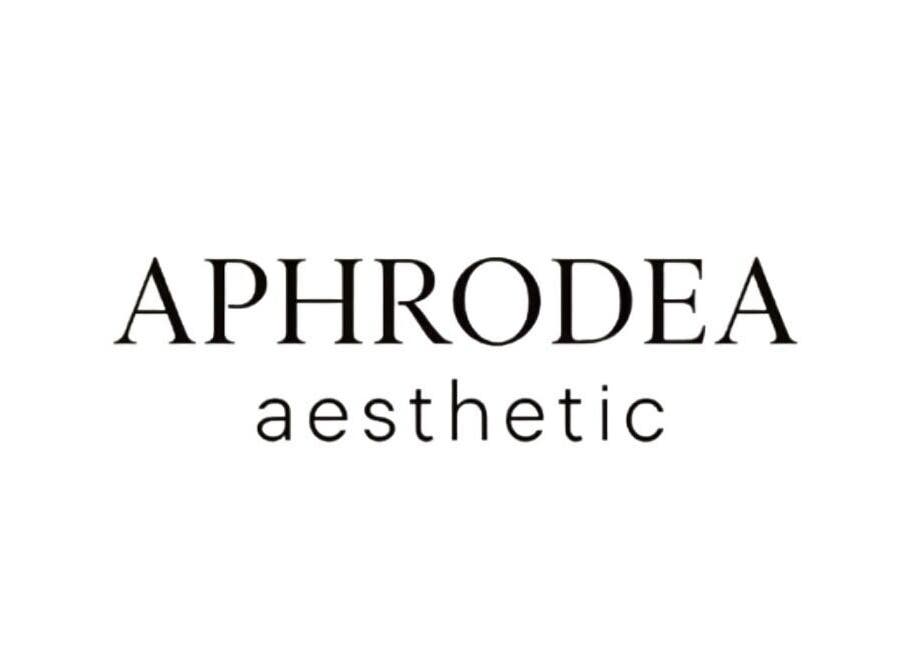 Logo de l'institut Aphrodea, situé à Saint-Romuald, Québec, CA, affichant le mot esthétique.